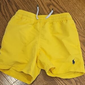 Polo by Ralph Lauren Kids Yellow Swim Trunks